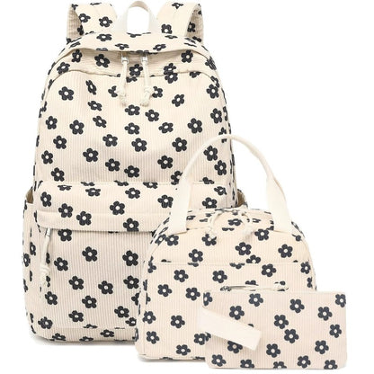 Packory Corduroy Backpack Trio