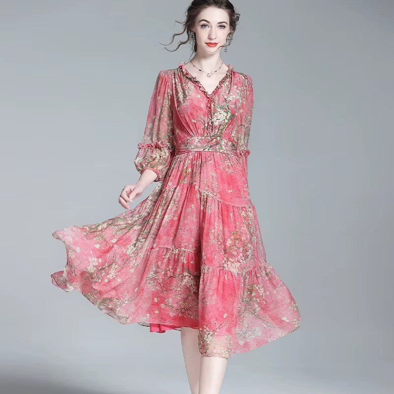 Lorvenne Chic A-Line Dress