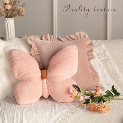 Pinkhaven Butterfly Pillow