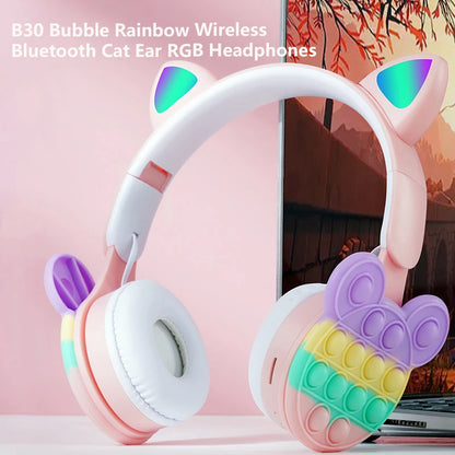 Rainbowa Cat Ear Headphones