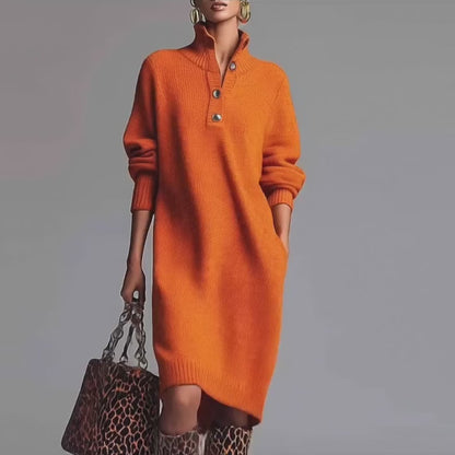 KnitFlow Midi Sweater Dress