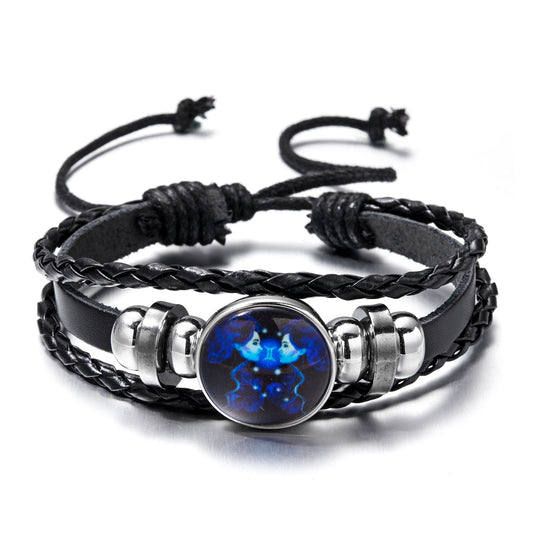 Astralis Zodiac Leather Bracelet